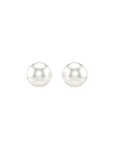SWAROVSKI Bông Tai Matrix:Pe Pearl Whi/Rhs