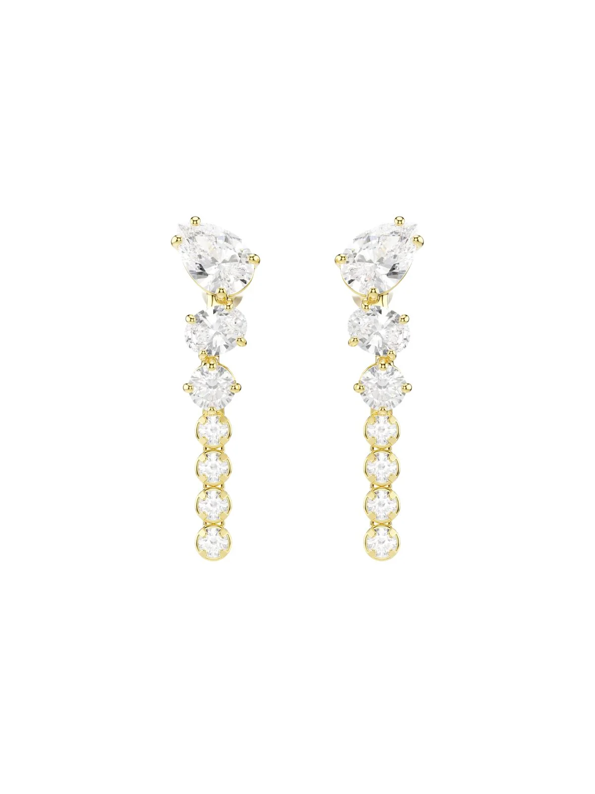 SWAROVSKI Bông Tai Mesmera:Pe Whi/Gos