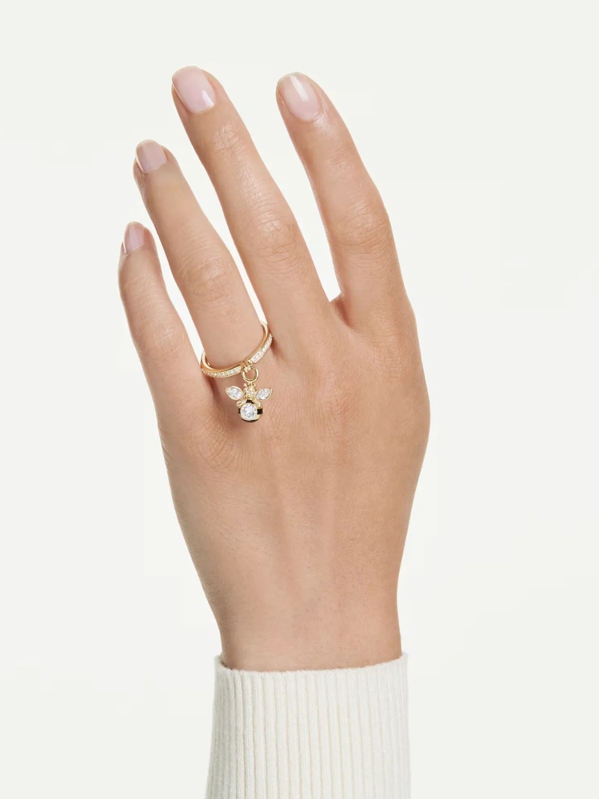 SWAROVSKI Nhẫn Idyllia:Ring Bee Mul/Gos 50-55