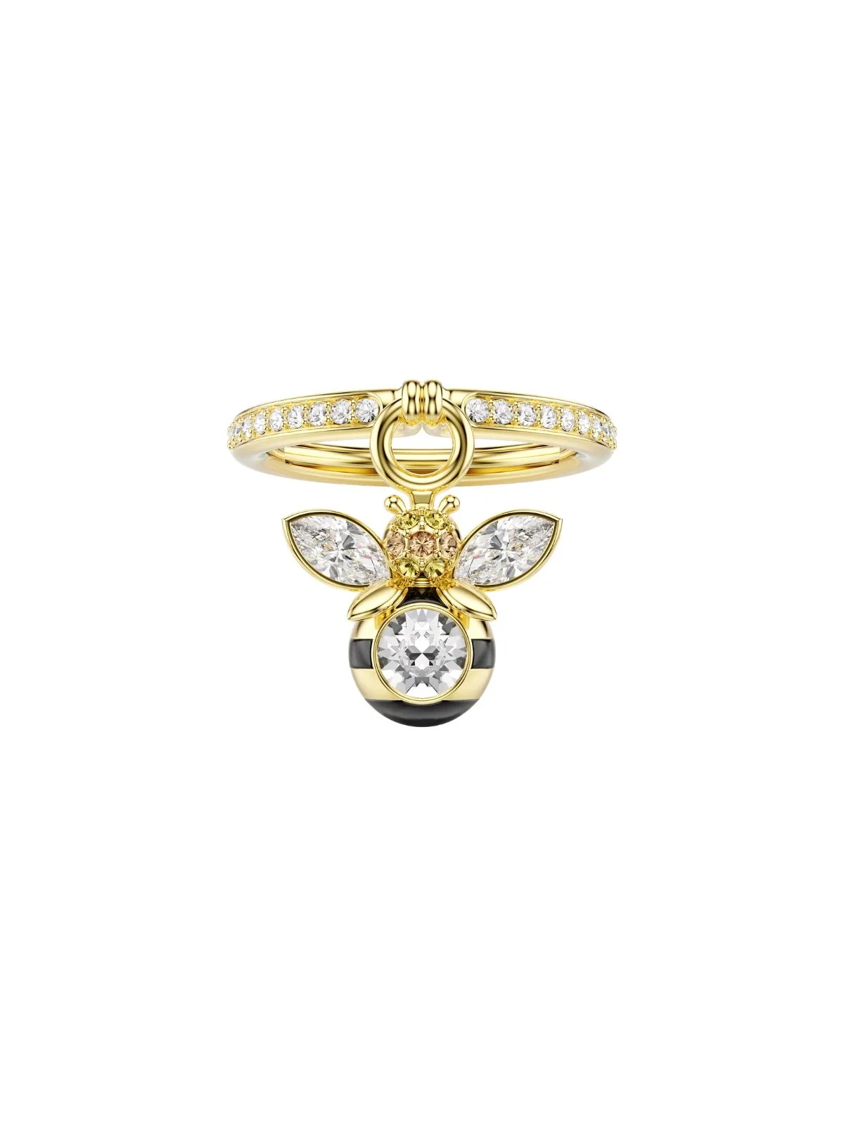 SWAROVSKI Nhẫn Idyllia:Ring Bee Mul/Gos 50-55