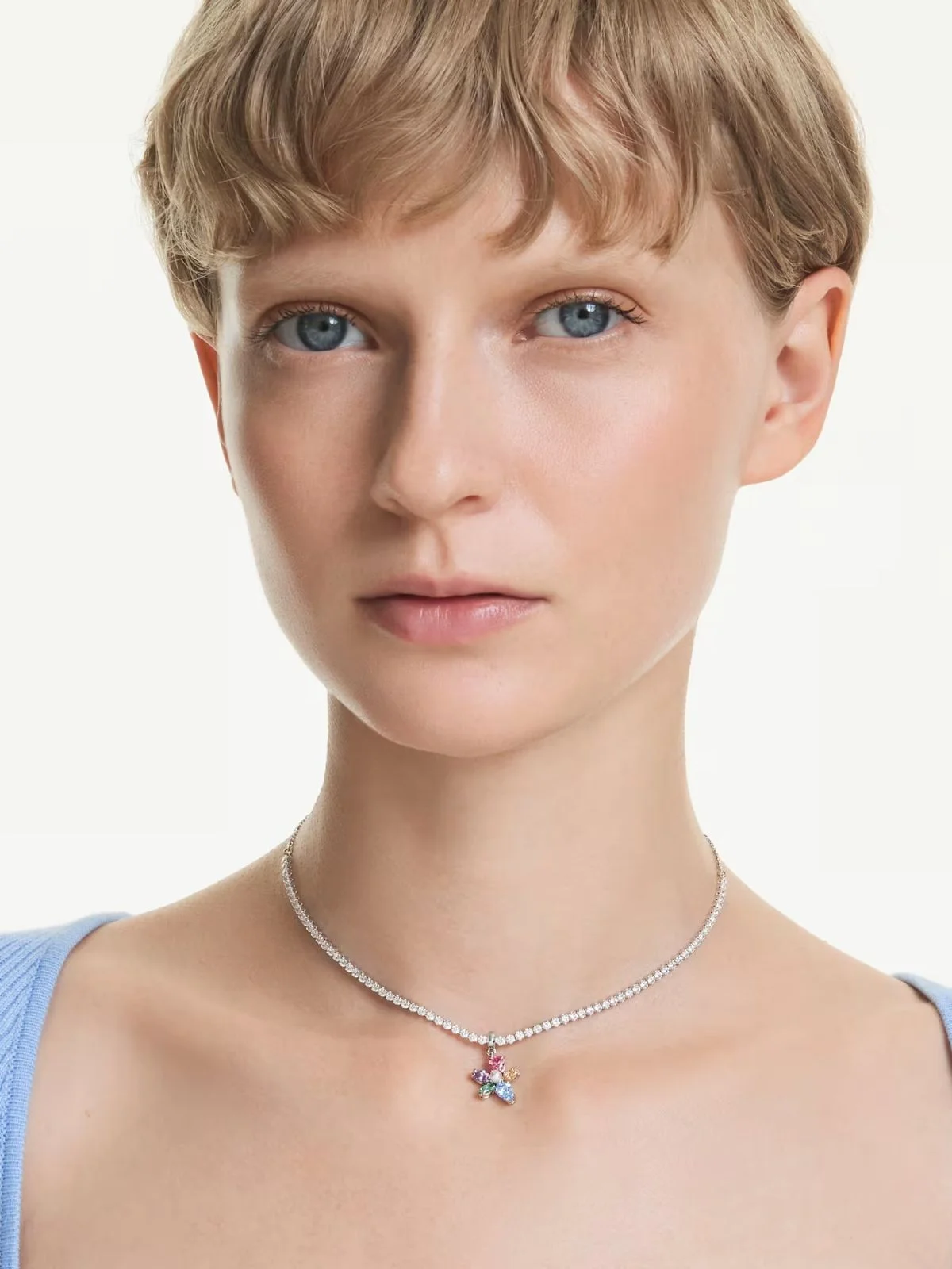 SWAROVSKI Vòng Cổ Capsule:Choker Fl Mul/Rhs