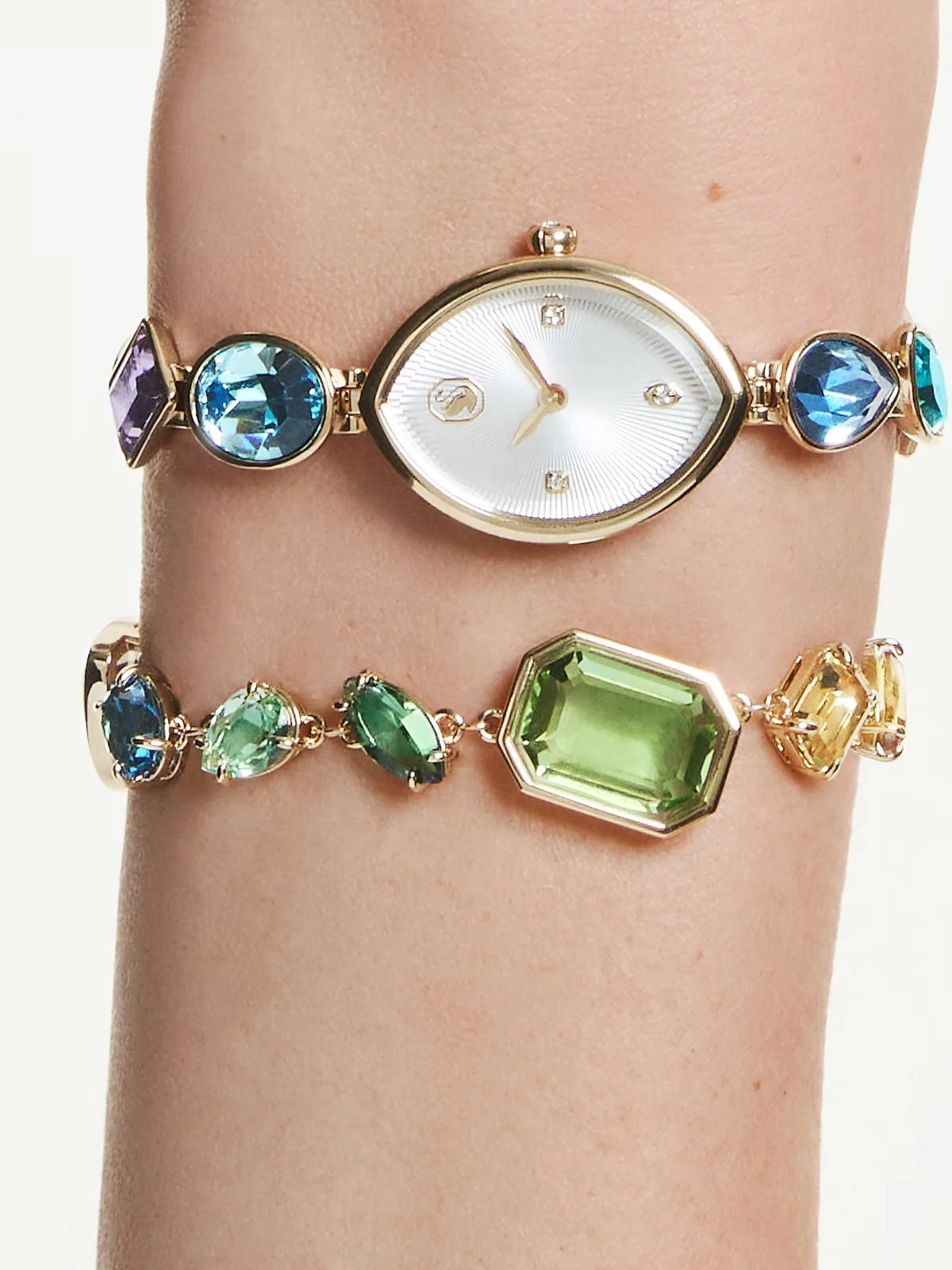 SWAROVSKI Đồng Hồ Gema:Mc Mul/Sil/Pgo