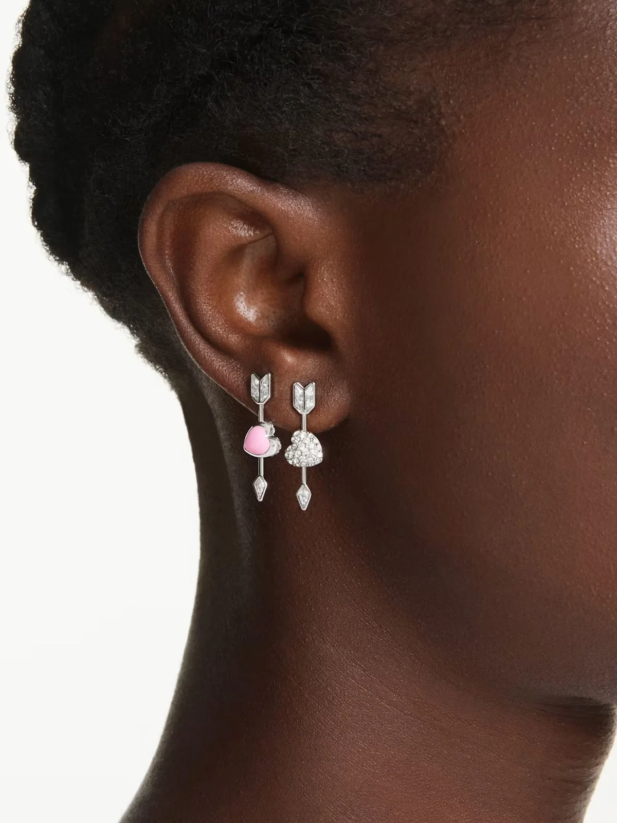 SWAROVSKI Bông Tai Idyllia:Pe Cry/Rhs