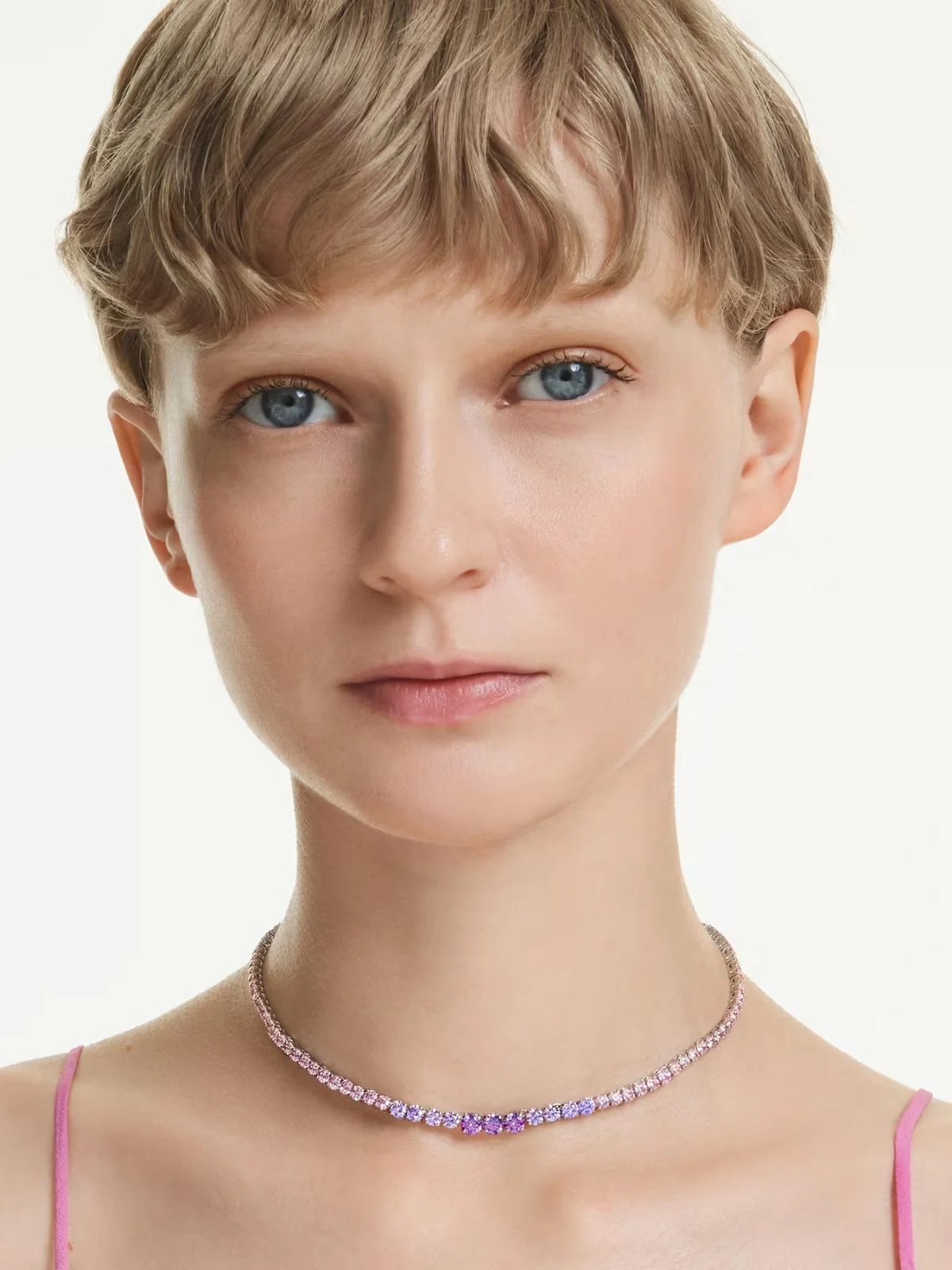 SWAROVSKI Vòng Cổ Matrix:Mul/Rhs