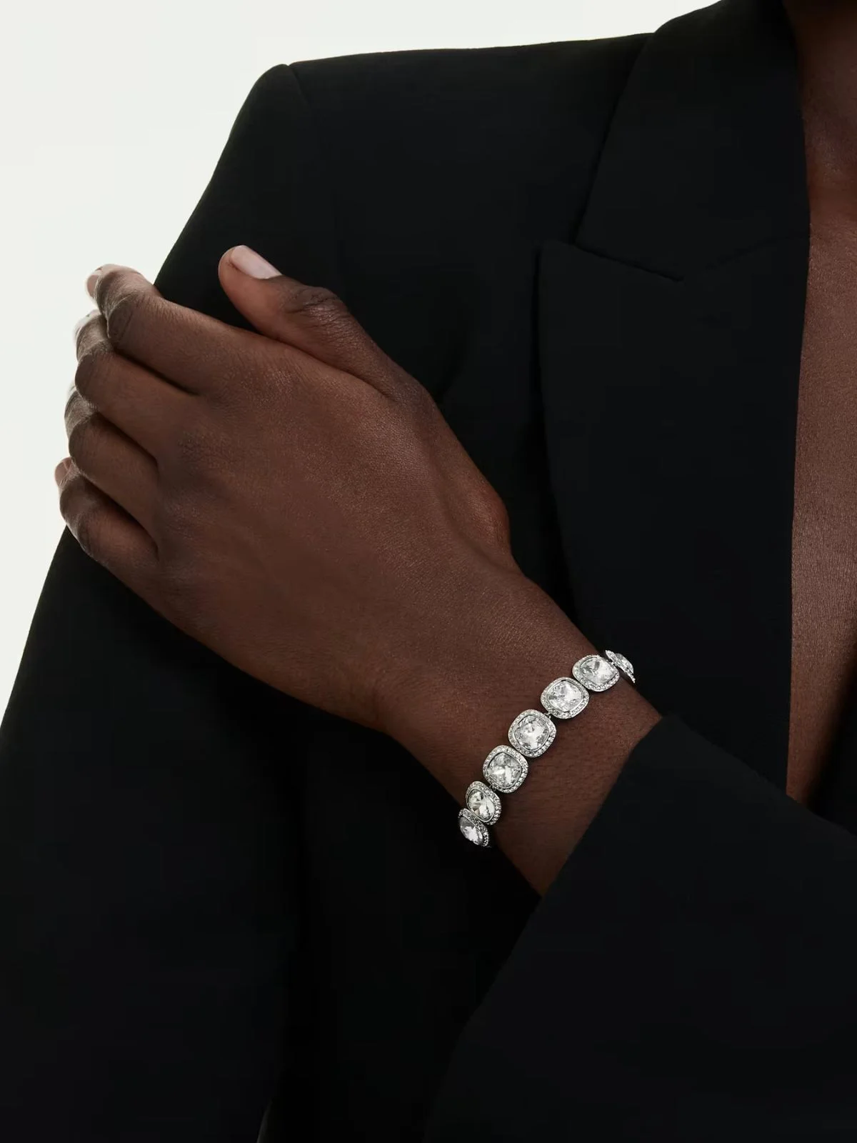 SWAROVSKI Vòng Tay Una:Bracelet Cushion Cry/Rhs M