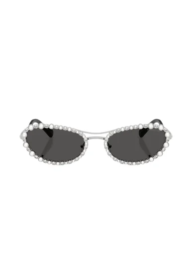 SWAROVSKI Mắt Kính Matrix:Eyewear Sk7044 Sil