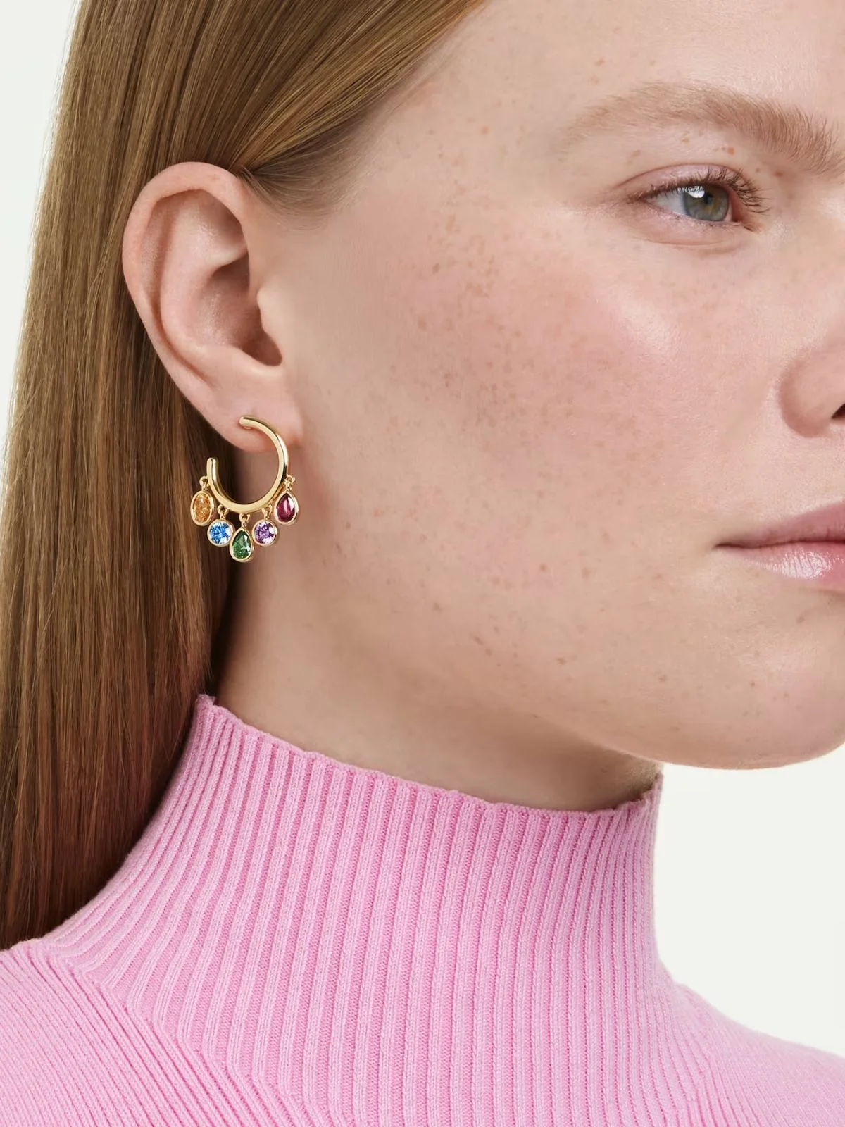 SWAROVSKI Bông Tai Imber:Pe Hoop Mul/Gos