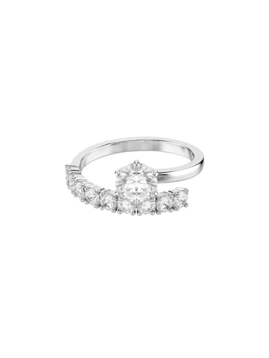 SWAROVSKI Nhẫn Matrix:Ring Open Whi/Rhs