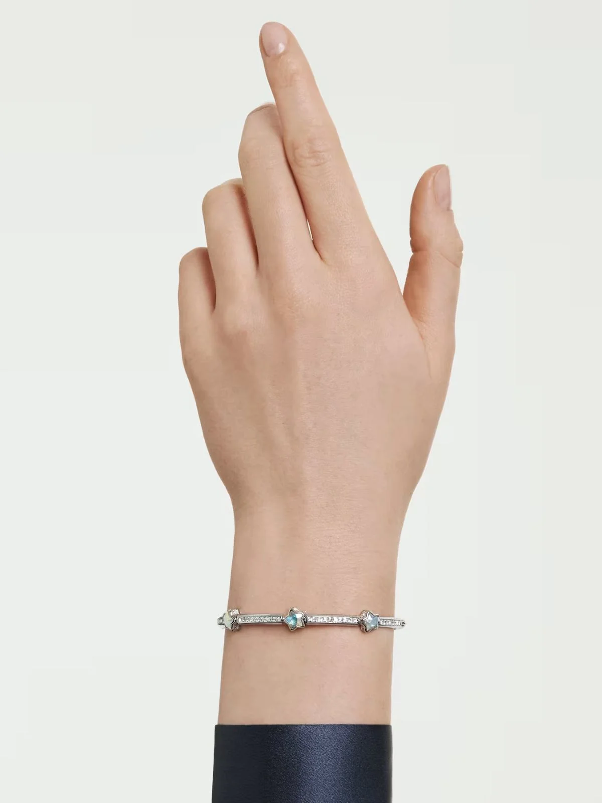 SWAROVSKI Vòng Tay Chroma:Bangle Mul/Rhs S