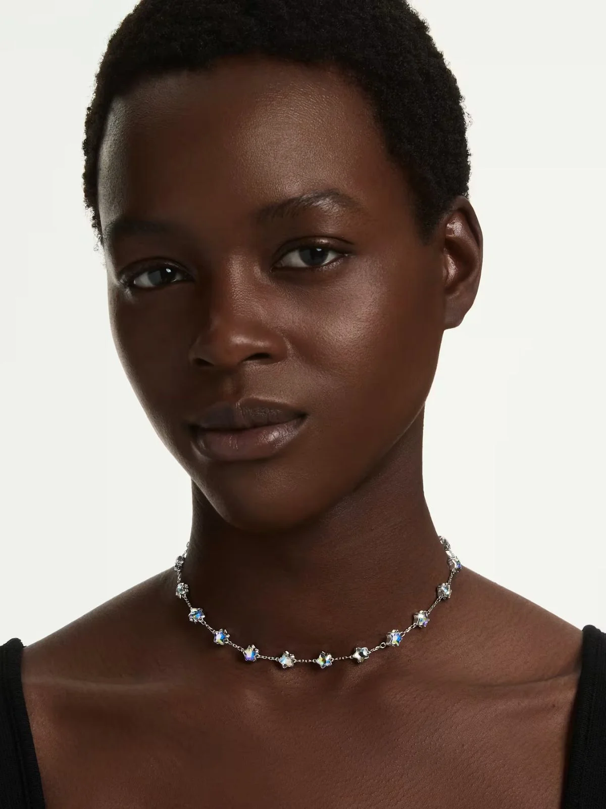 SWAROVSKI Vòng Cổ Chroma:Necklace Mul/Rhs
