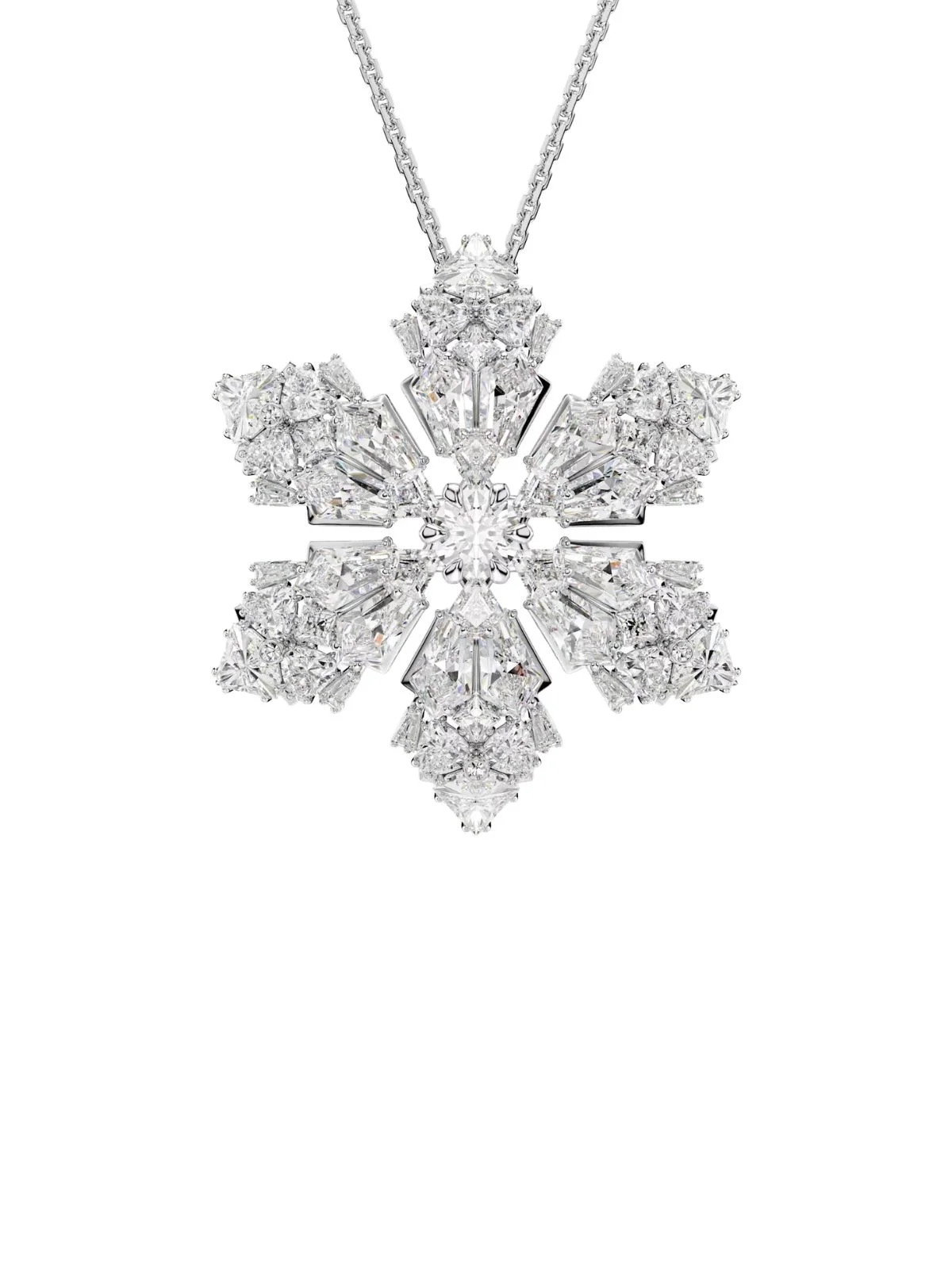 SWAROVSKI Vòng Cổ Idyllia:Pnb Motif Whi/Rhs