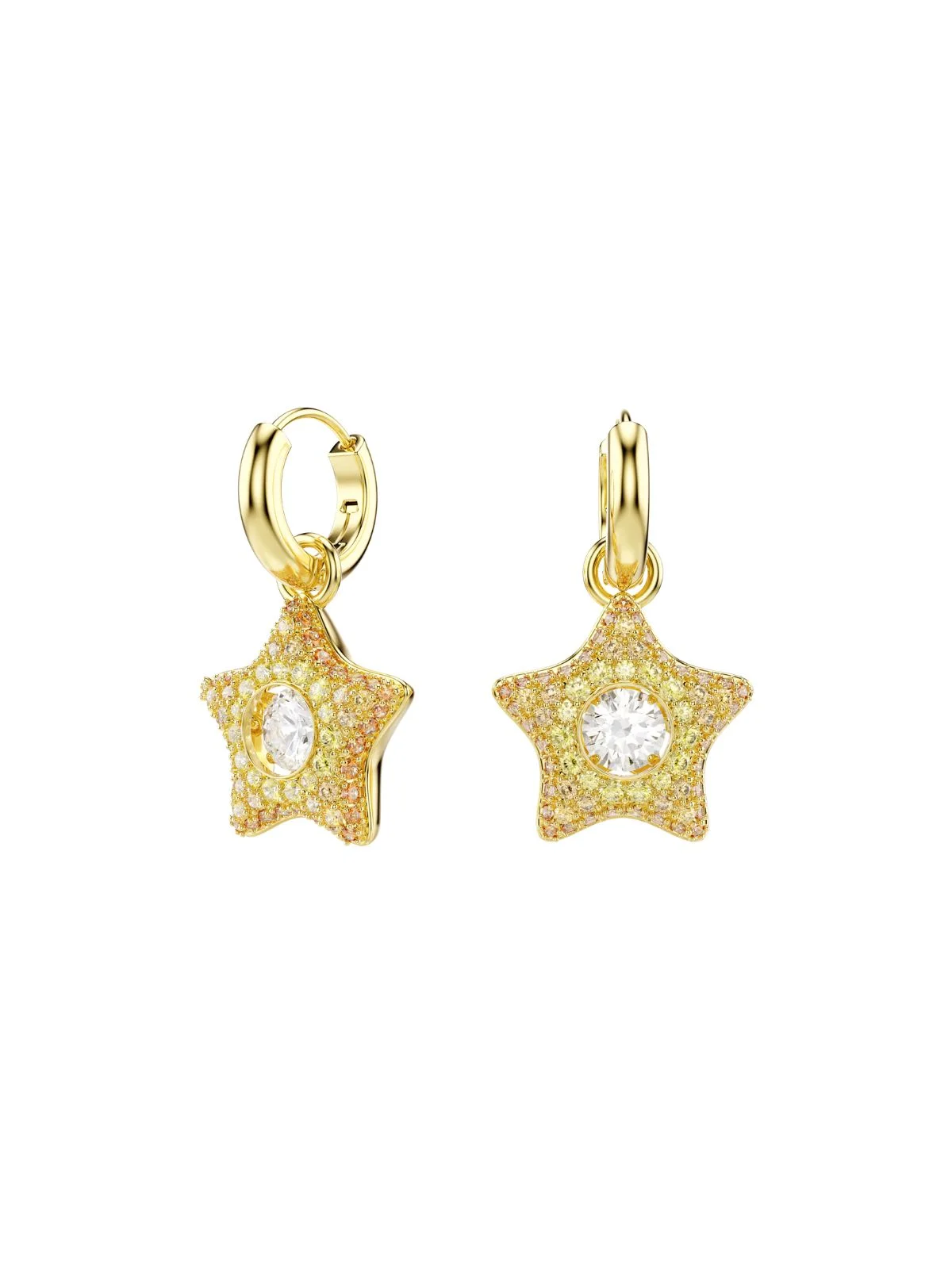 SWAROVSKI Bông Tai Sublima:Pe Star White/Gos