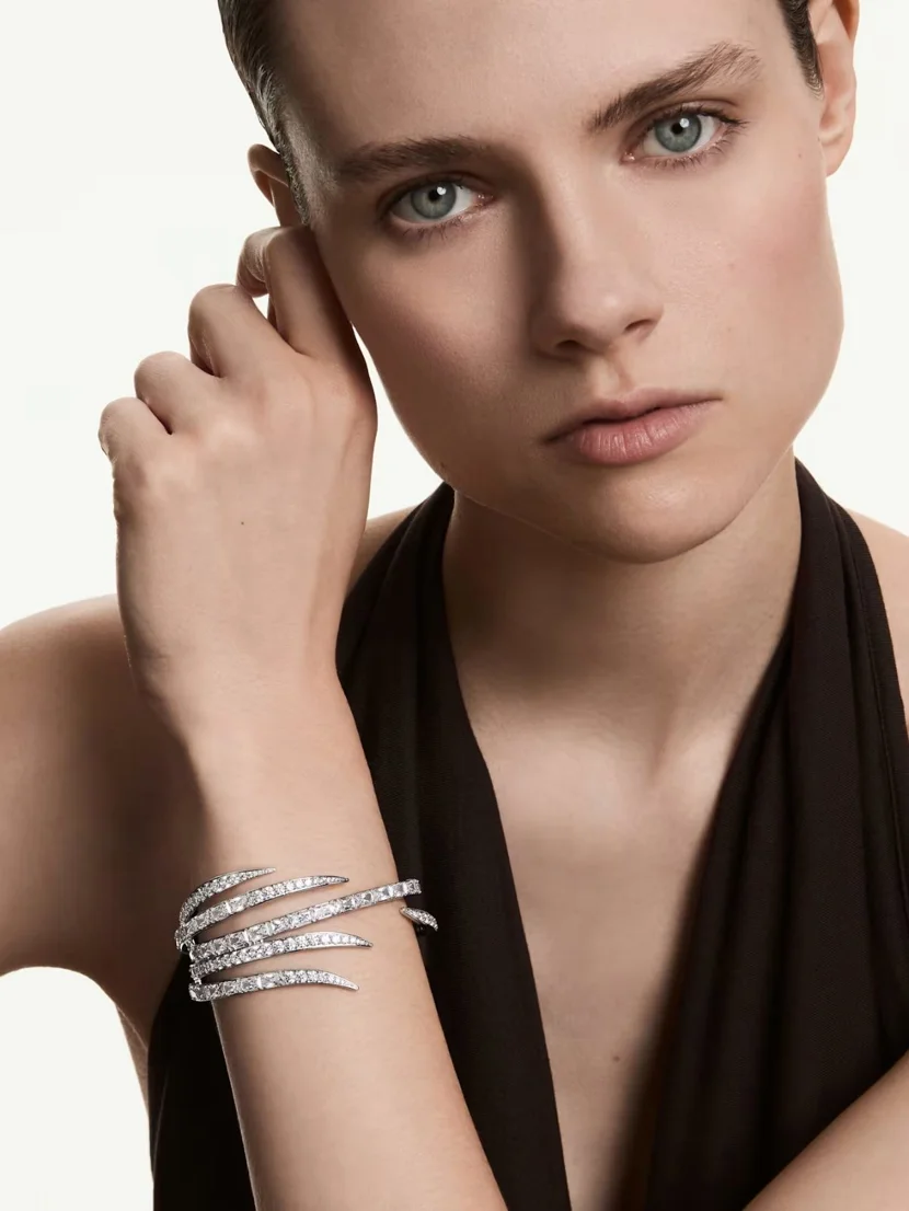 SWAROVSKI Vòng Tay Vienna:Bangle White/Rhs S