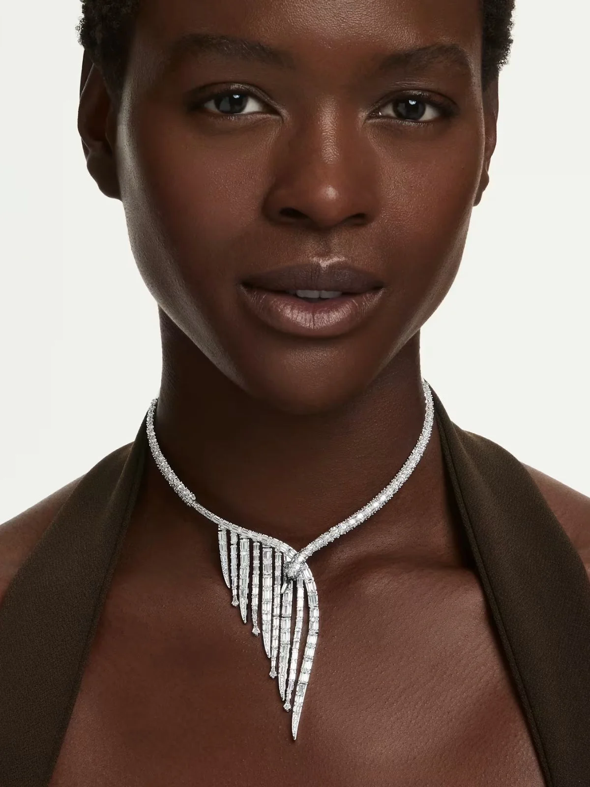 SWAROVSKI Vòng Cổ Vienna:Necklace Swan Whi/Rhs