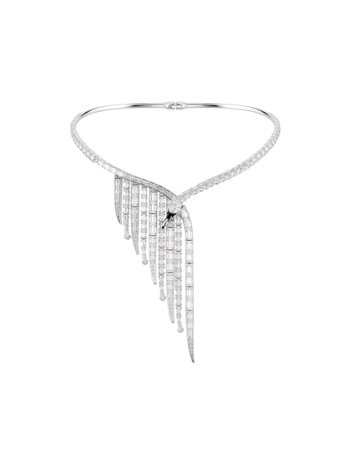 SWAROVSKI Vòng Cổ Vienna:Necklace Swan Whi/Rhs
