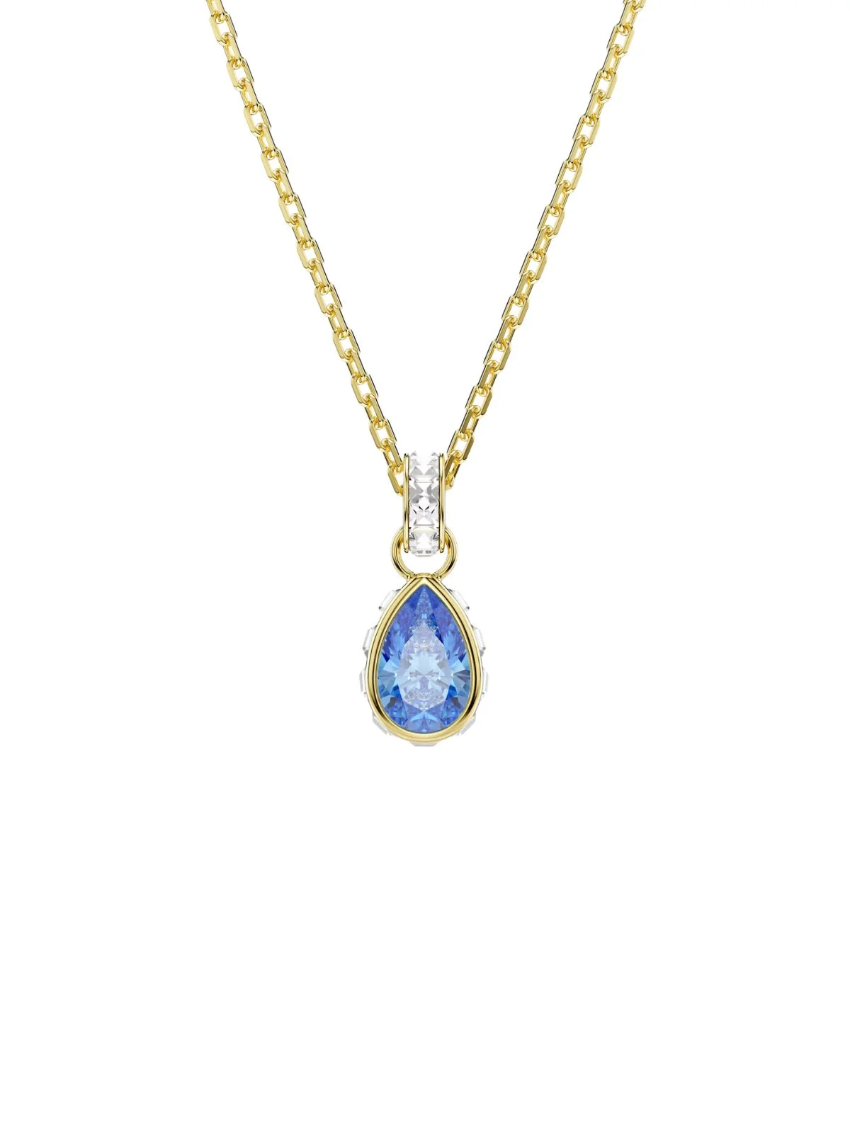 SWAROVSKI Vòng Cổ Mp Chroma:Pend Pear Fanbl/Gos