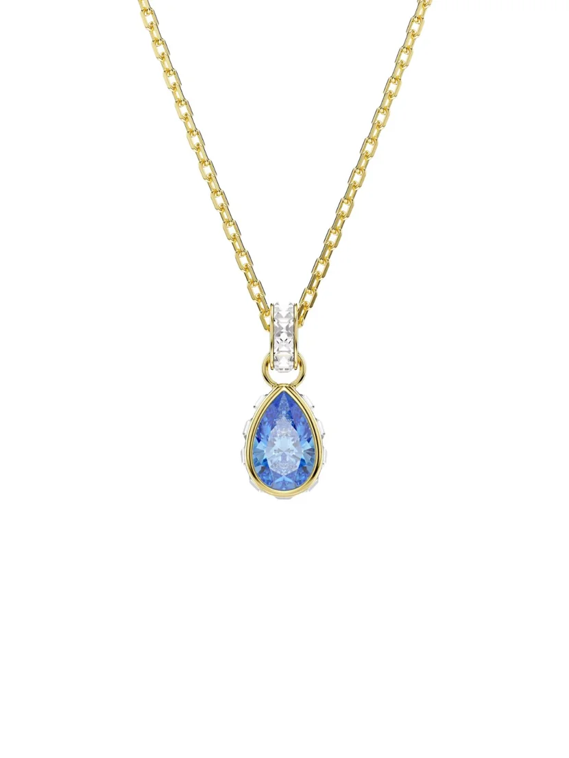SWAROVSKI Vòng Cổ Mp Chroma:Pend Pear Fanbl/Gos