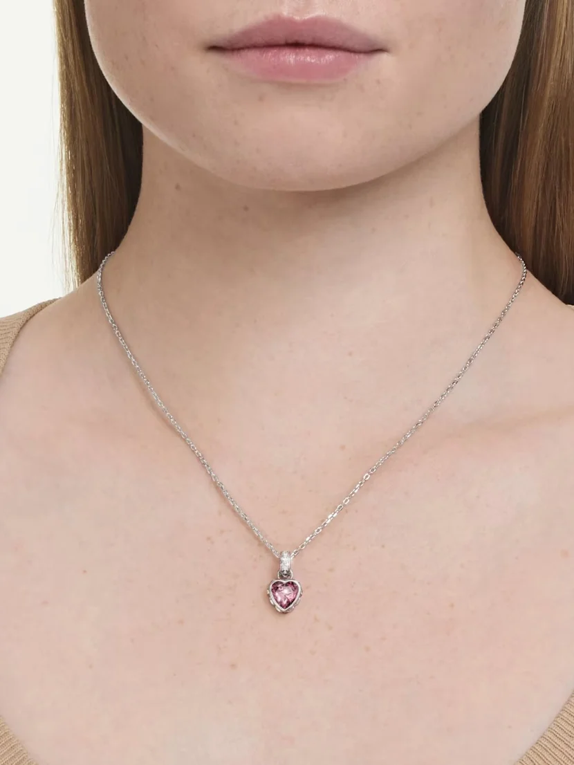 SWAROVSKI Vòng Cổ Mp Chroma:Pend Hrt Fanpi/Rhs