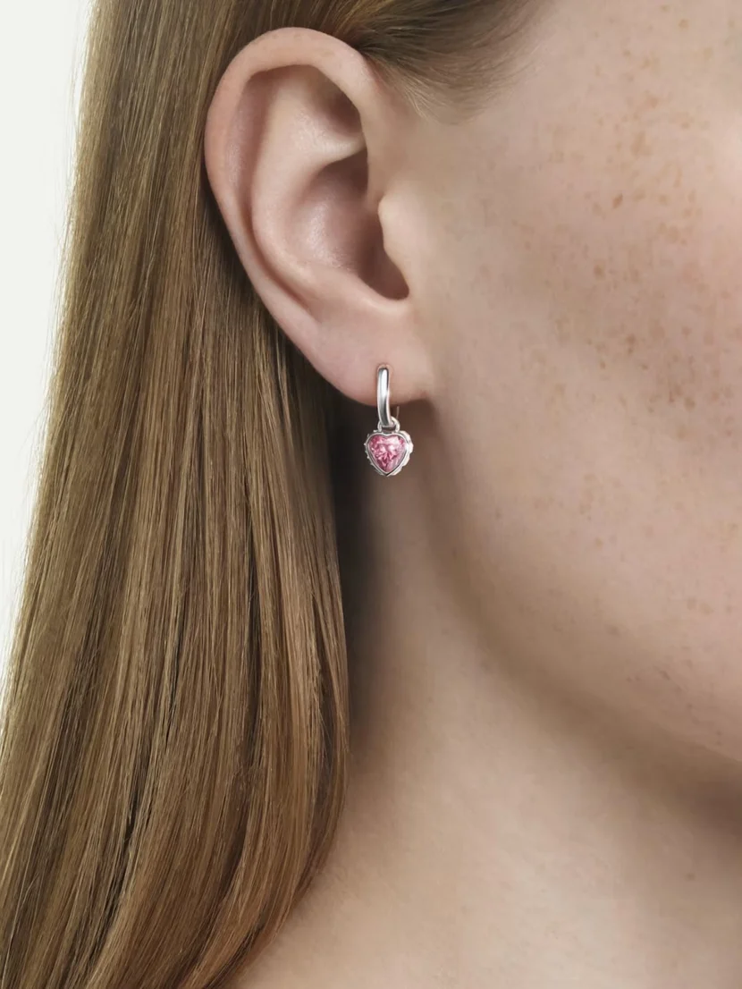 SWAROVSKI Bông Tai Mp Chroma:Pe Drop Hrt Pi/Rhs