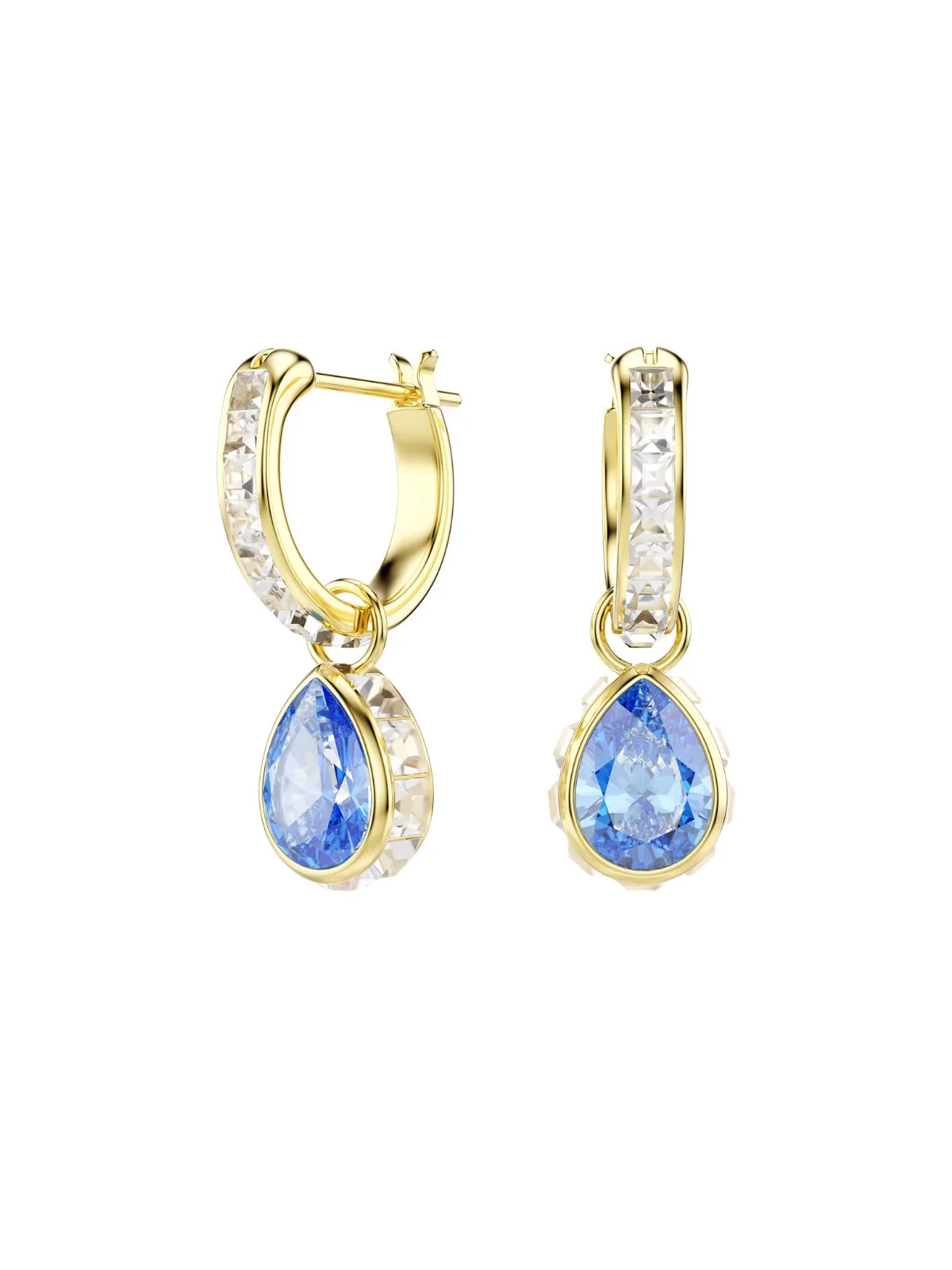 SWAROVSKI Bông Tai Mp Chroma:Pe Drop Pear Bl/Gos