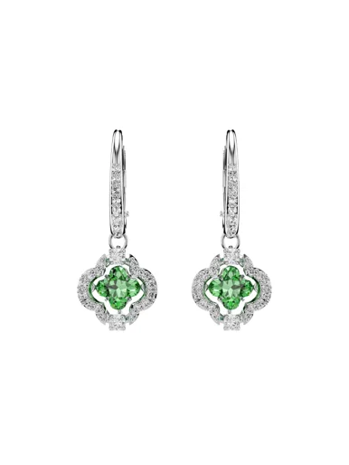 SWAROVSKI Bông Tai Mp Una:Pe Clover Sp Dc Gr/Rhs