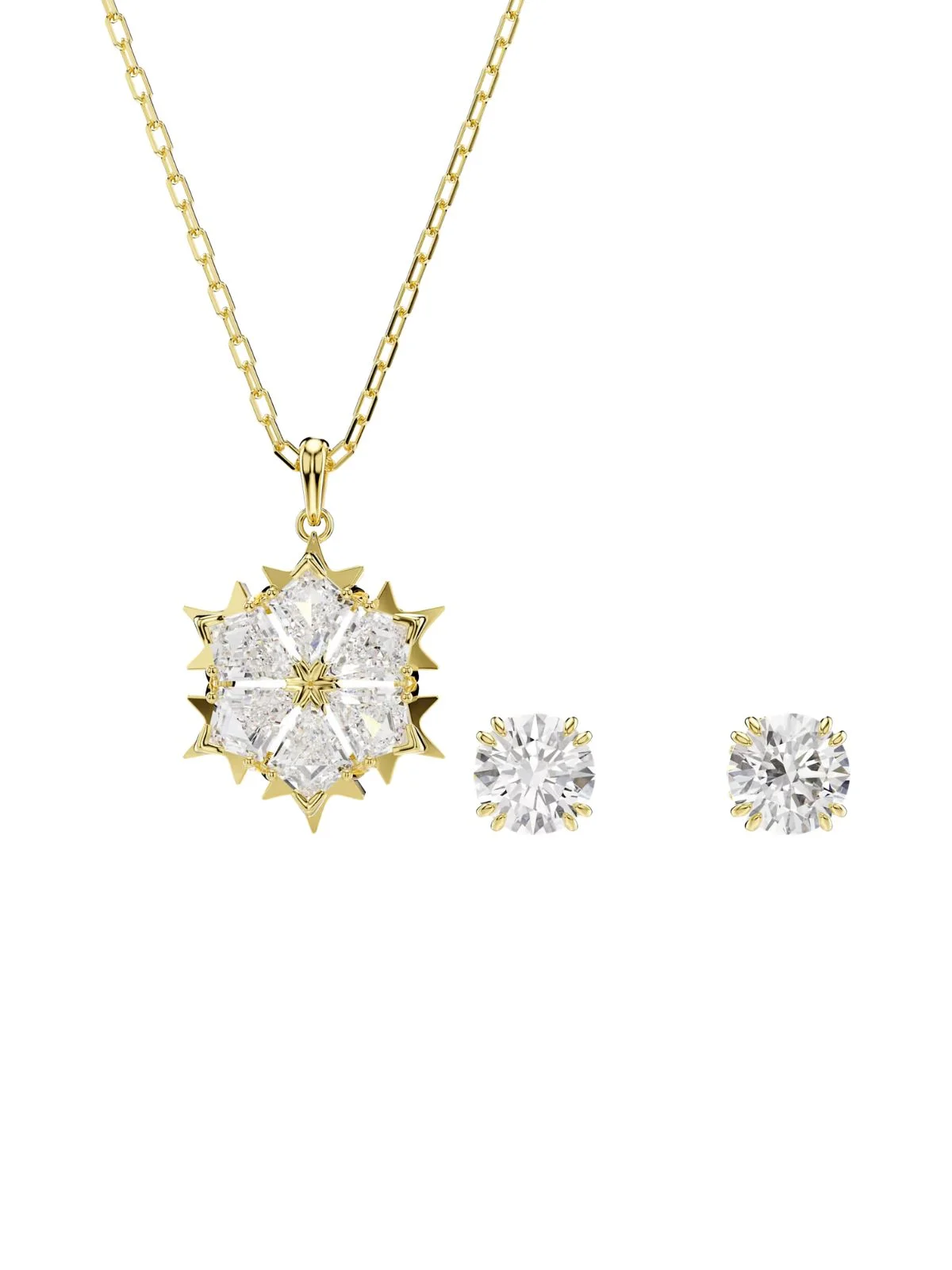 SWAROVSKI Bộ Trang Sức Mp Magic:Set White/Gos