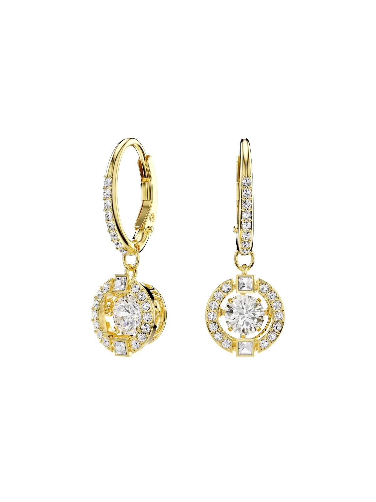 SWAROVSKI Bông Tai Una:Pe Rnd Sp Dc White/Gos