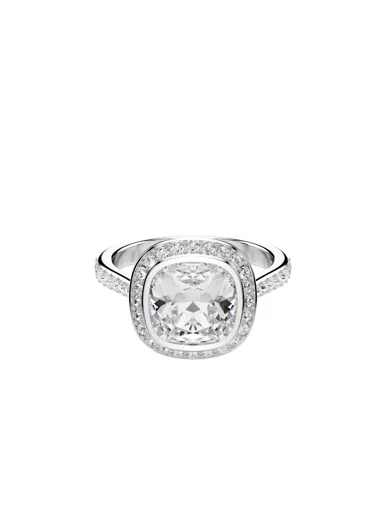SWAROVSKI Nhẫn Una:Ring Cushion Cry/Rhs 58