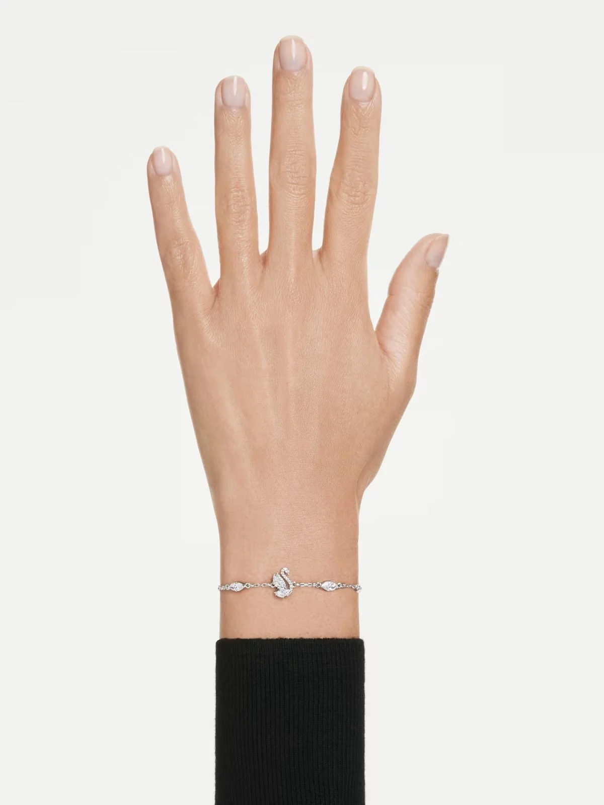 SWAROVSKI Vòng Tay Swan:Bracelet Xxs White/Rhs