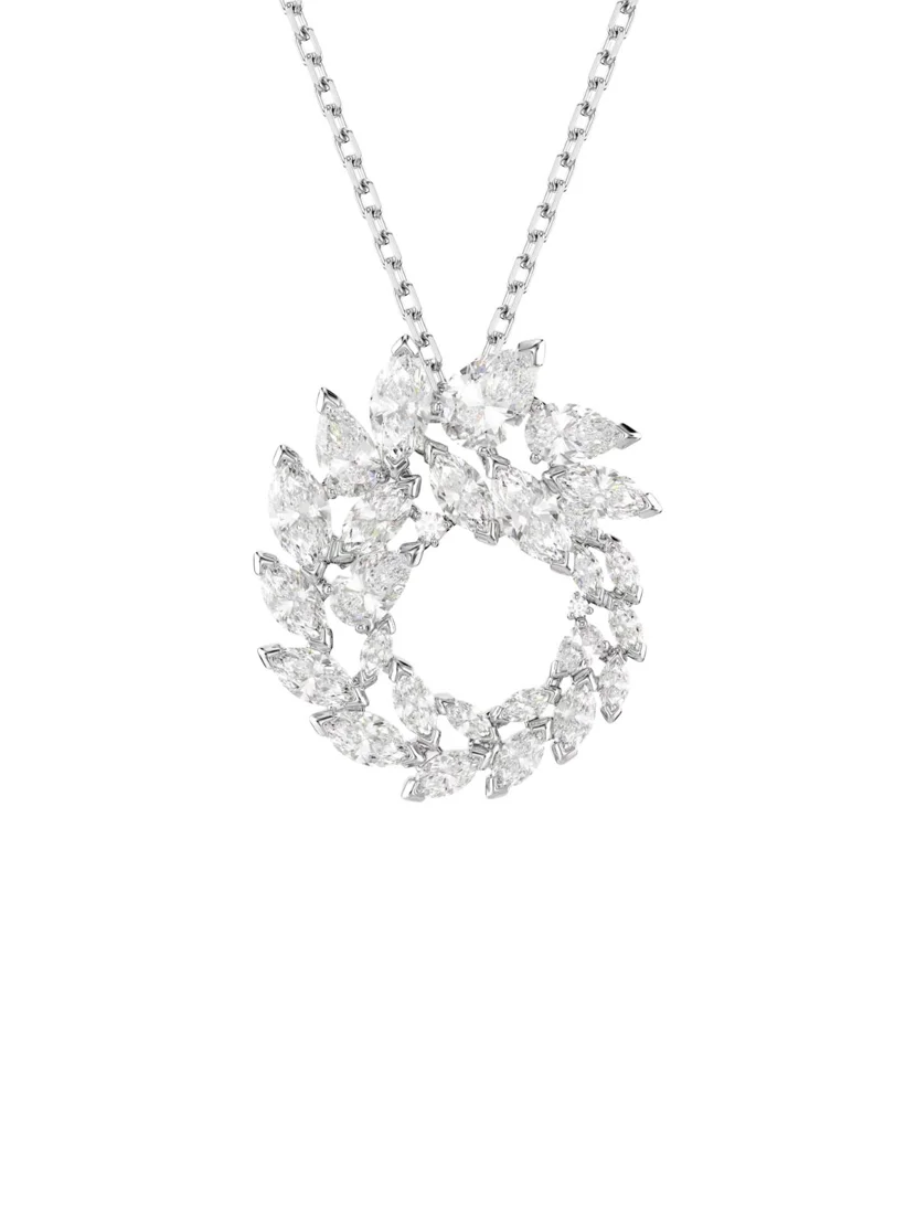 SWAROVSKI Vòng Cổ Mesmera:Pend Circular Wht/Rhs