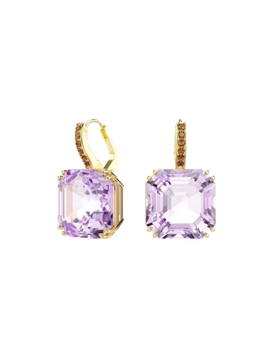 SWAROVSKI Bông Tai Millenia:Pe Square Viol/Gos