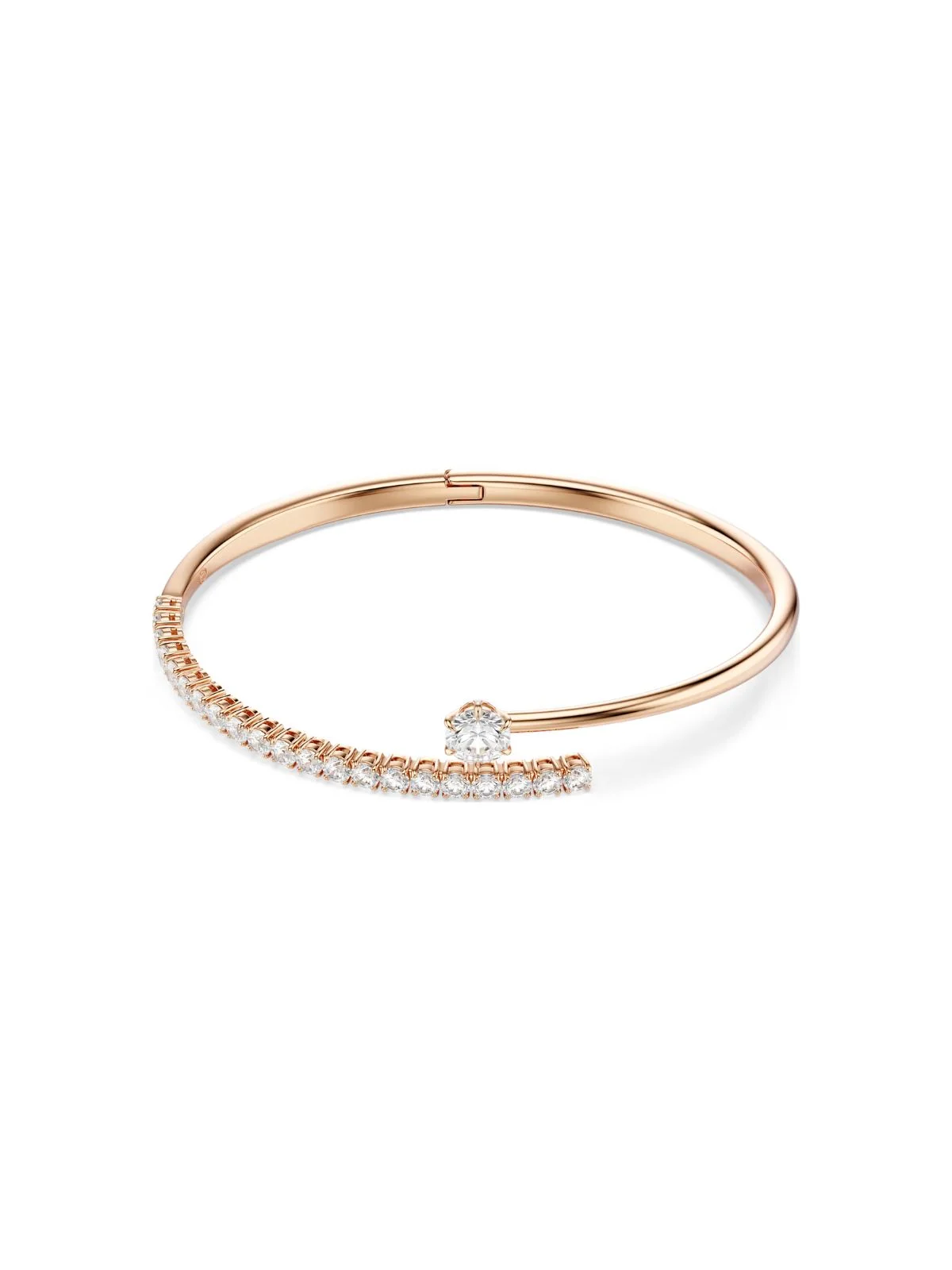 SWAROVSKI Vòng Tay Matrix:Bangle Open White/Ros M