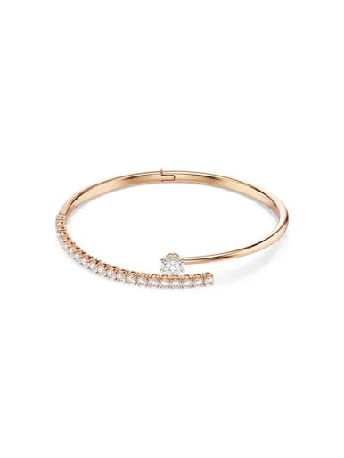 SWAROVSKI Vòng Tay Matrix:Bangle Open White/Ros M