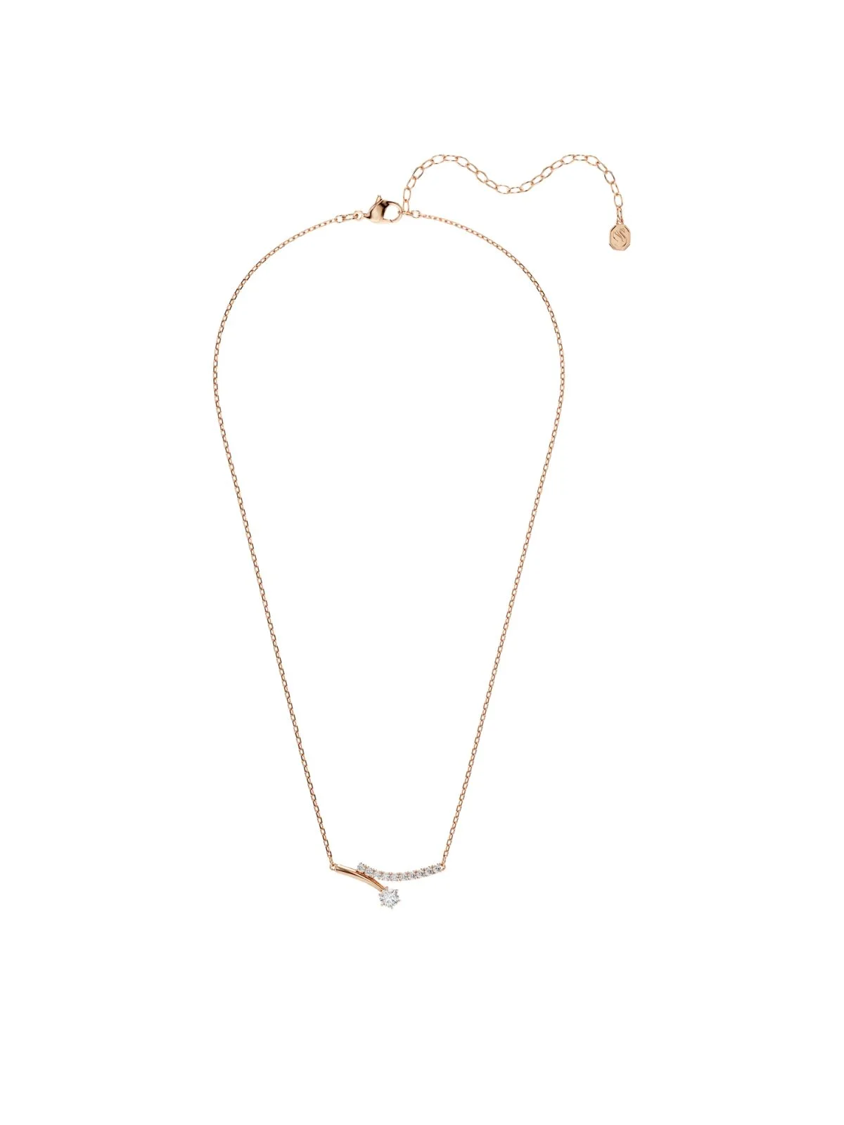 SWAROVSKI Vòng Cổ Matrix:Necklace Crash Wht/Ros