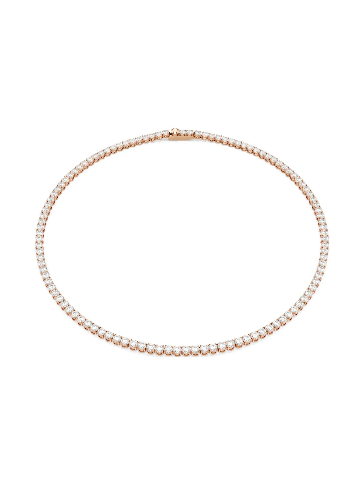 SWAROVSKI Vòng Cổ Matrix:Tn White/Ros M