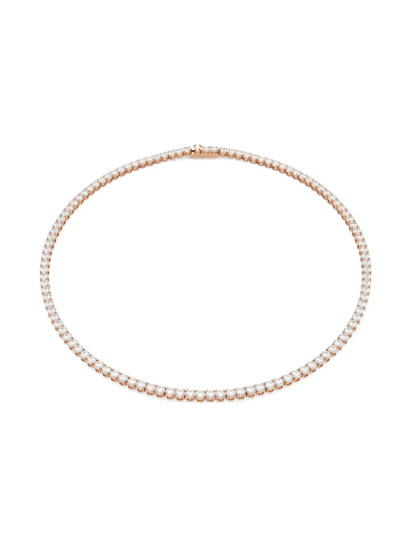 SWAROVSKI Vòng Cổ Matrix:Tn White/Ros M