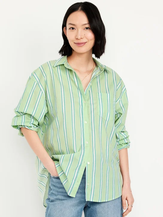 OLD NAVY Áo Sơ Mi Nữ - Oversized