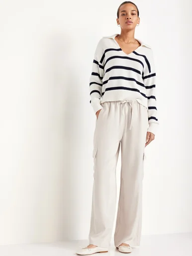 OLD NAVY Quần Dài Nữ - Wide Leg