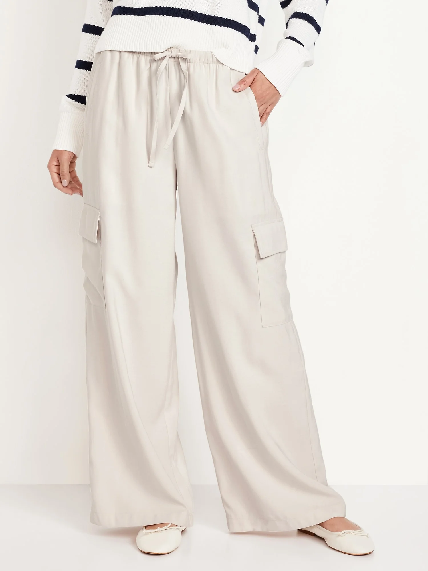OLD NAVY Quần Dài Nữ - Wide Leg