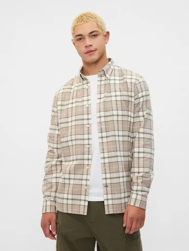 GAP Áo Sơ Mi Nam - Oxford Shirt in Standard Fit