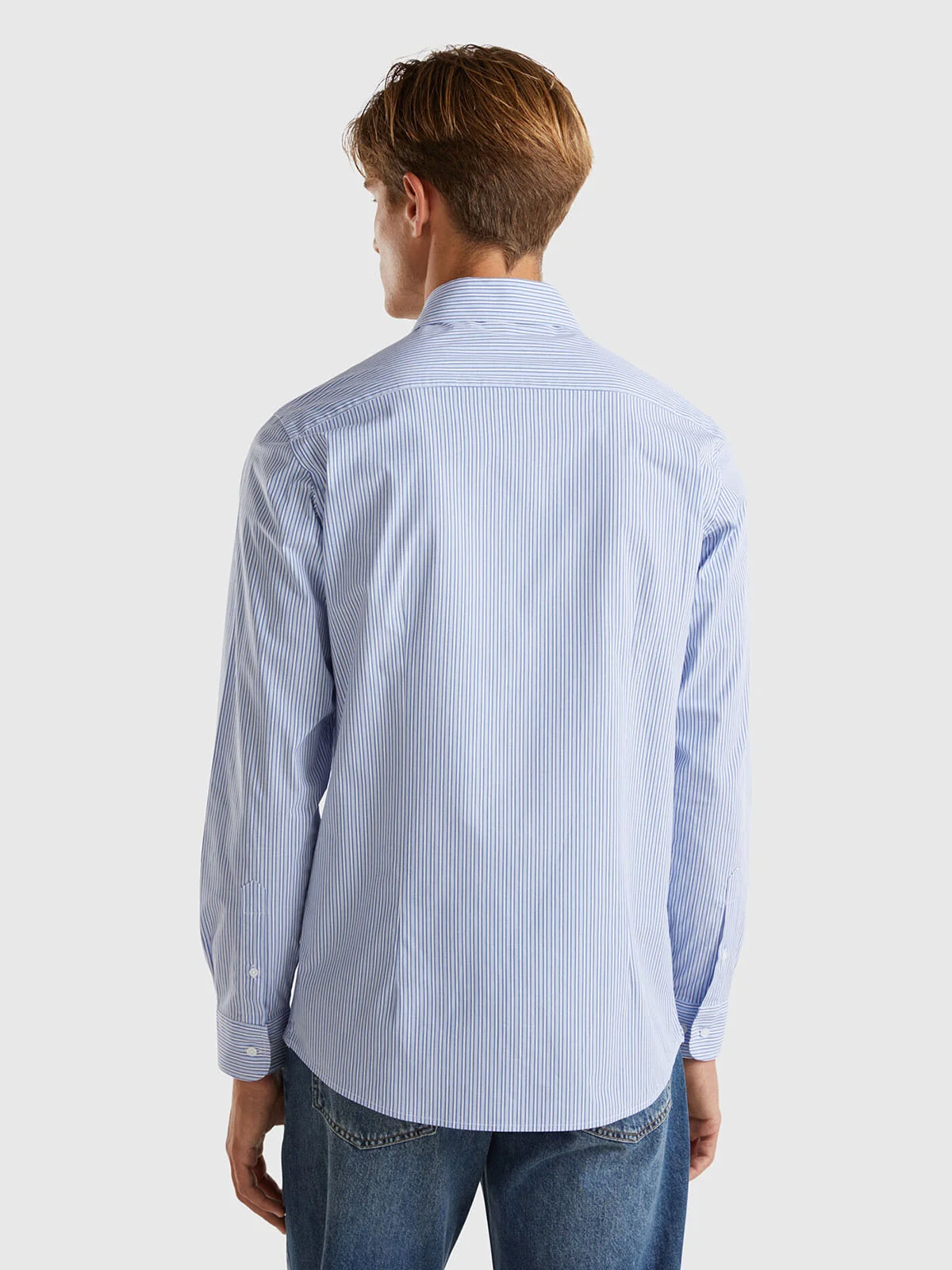 UNITED COLORS OF BENETTON Áo Sơ Mi Dài Tay Nam Men Shirt