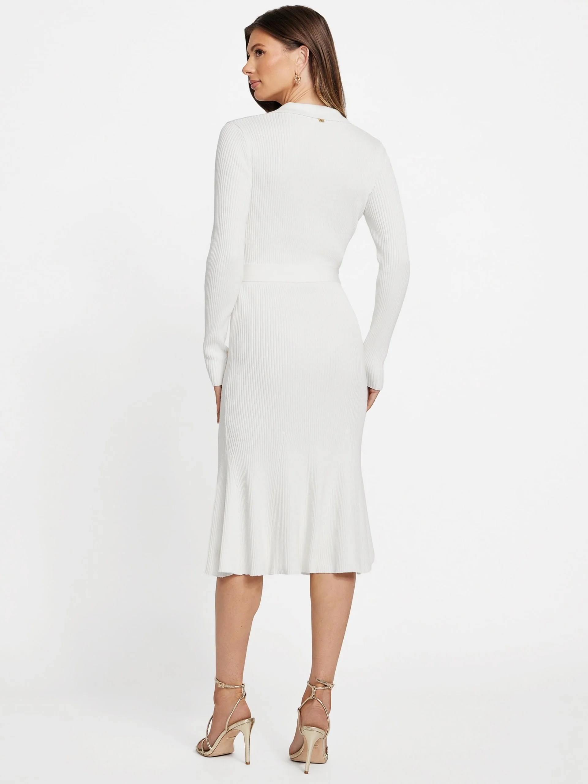 GUESS MARCIANO Đầm Nữ - Agathe Polo Ls Dress Swtr