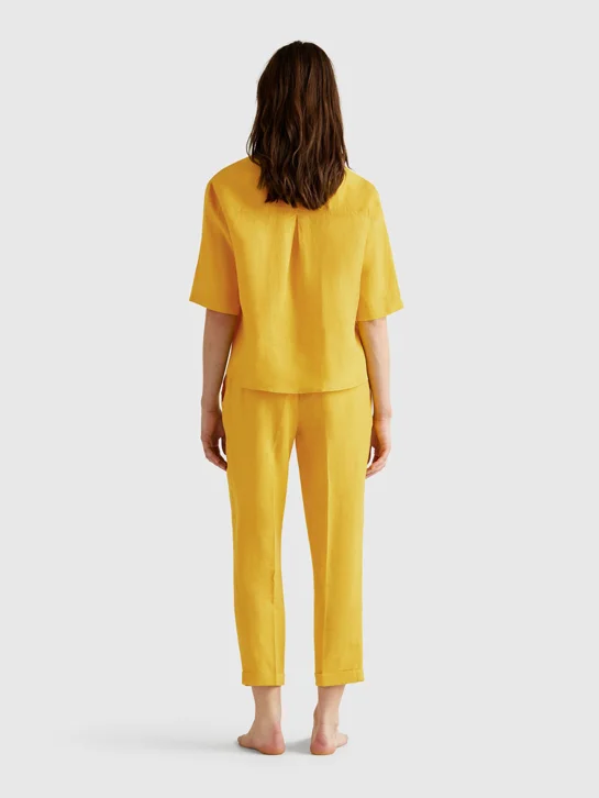 UNITED COLORS OF BENETTON Áo Sơ Mi Ngắn Tay Nữ