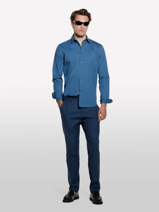 SISLEY Áo Sơ Mi Dài Tay Nam Men Shirt