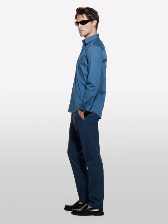 SISLEY Áo Sơ Mi Dài Tay Nam Men Shirt