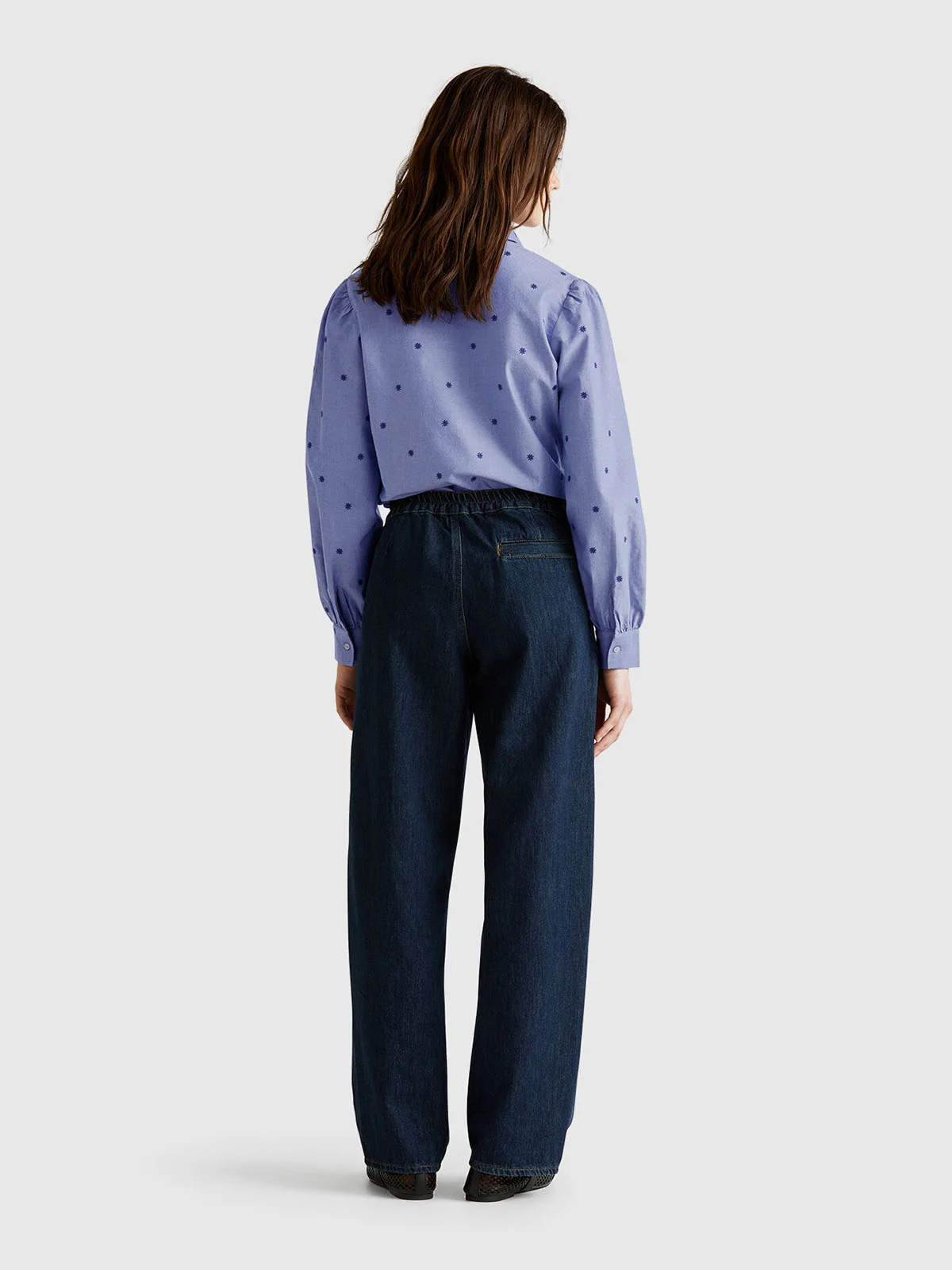 UNITED COLORS OF BENETTON Áo Sơ Mi Dài Tay Nữ