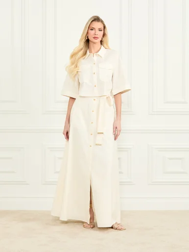 GUESS MARCIANO Áo Kiểu Nữ - Pat Cropped Shirt