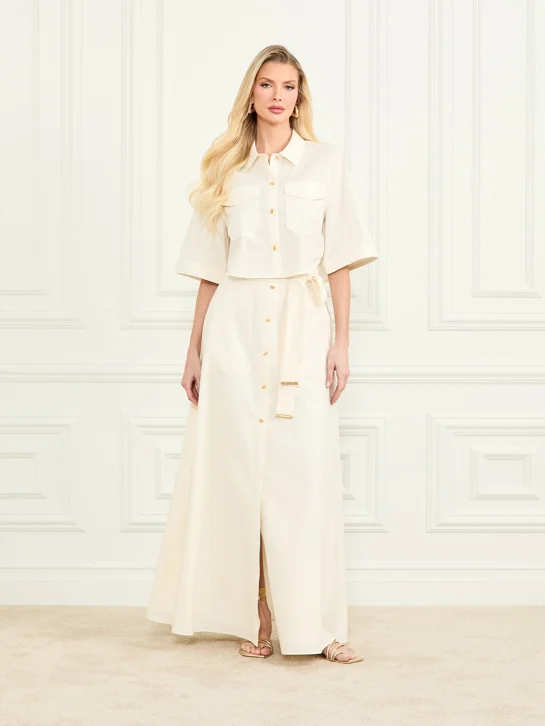 GUESS MARCIANO Áo Kiểu Nữ - Pat Cropped Shirt