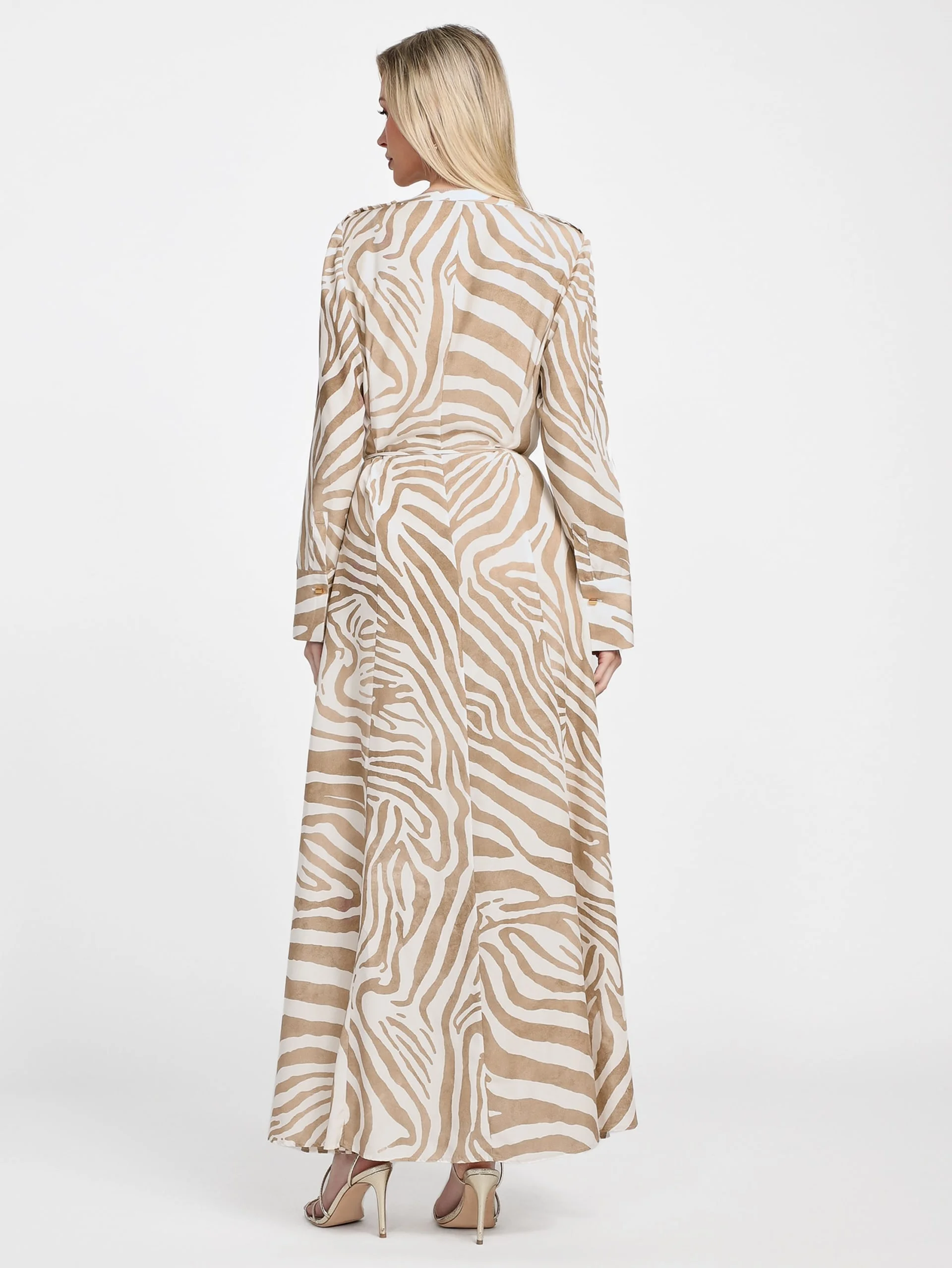 GUESS MARCIANO Đầm Nữ - Giselle Ls Long Dress