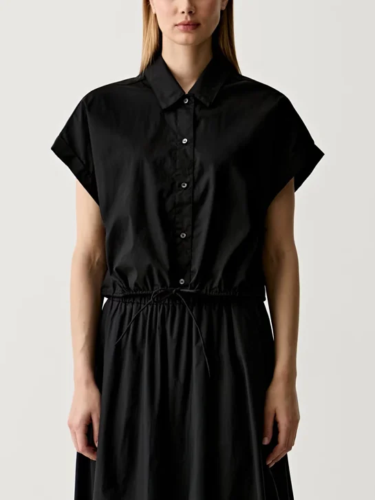 UNITED COLORS OF BENETTON Áo Sơ Mi Ngắn Tay Nữ Women Shirt